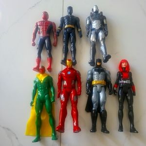Marvel And DC Super Heroes Lot Of 7